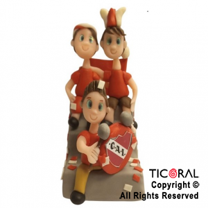 ADORNO MAQUETA TRIBUNA INDEPENDIENTE PORCELANA FRIA x 1